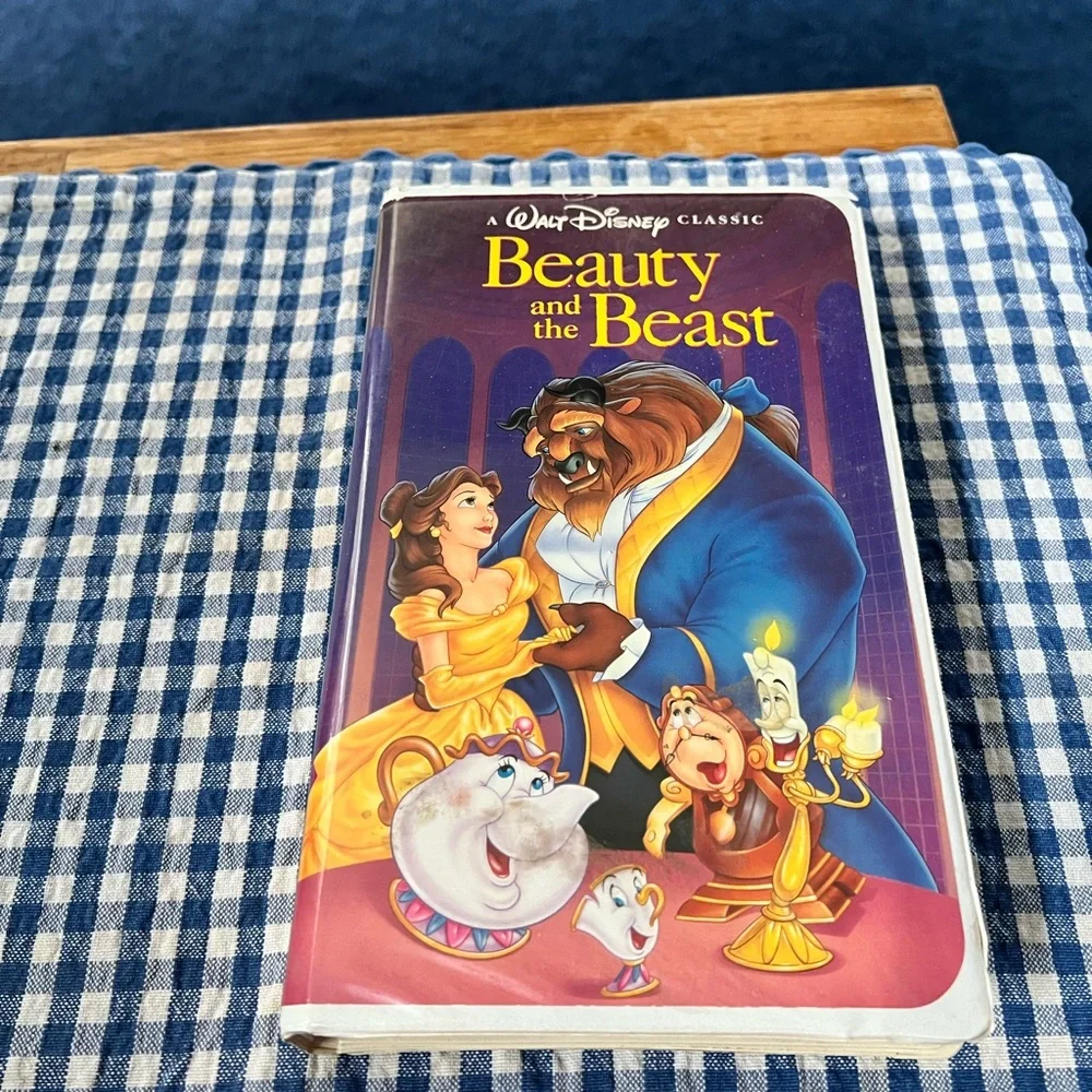 Beauty and the Beast Black Diamond #1325 (VHS,1992) Walt Disney Classic